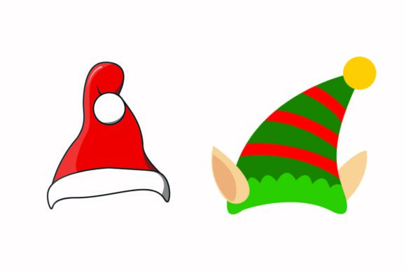 Christmas Cap Costume Celebration Vector