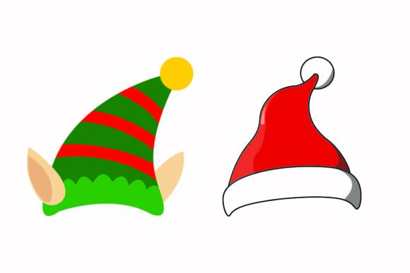 Christmas Cap Santa Illustration Vector