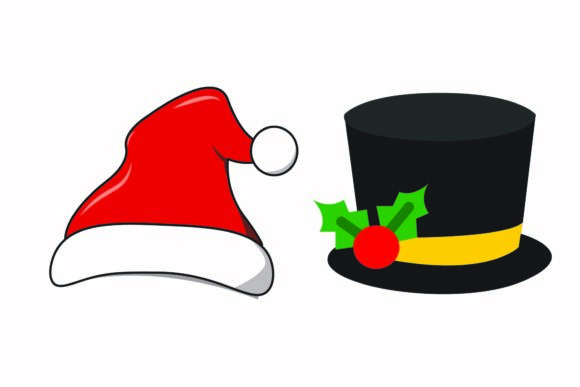 Christmas Cap Winter Illustration Vector