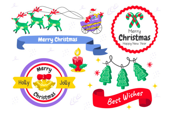 Christmas Elements Vol.10: A Versatile Graphic Design Asset