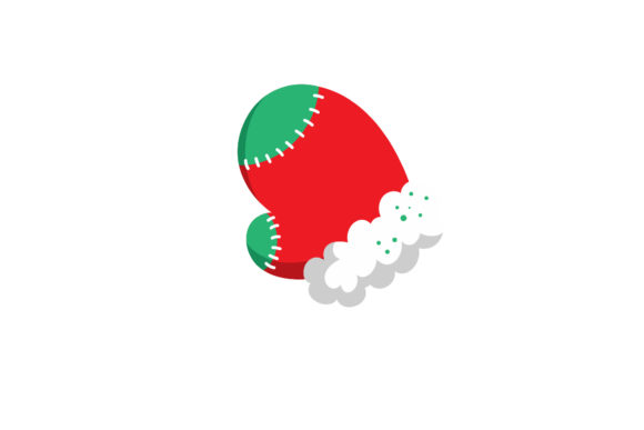 Christmas Gloves Winter Vector Illustrations