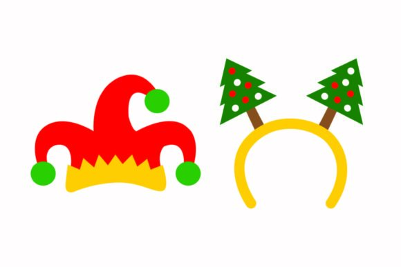 Christmas Hat Headband Illustrations