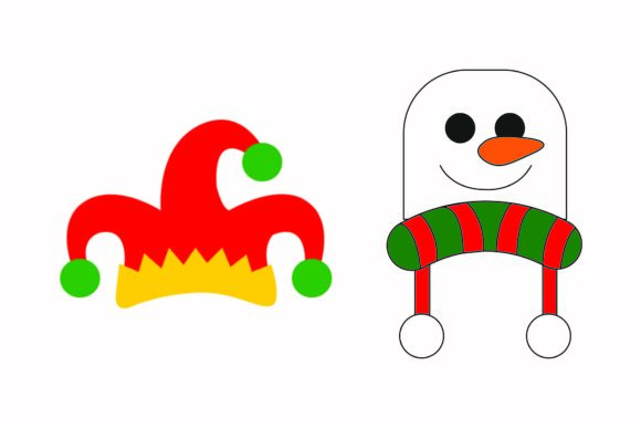 Christmas Hat Party Illustration Vector