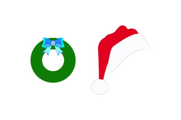 Christmas Hats and Hanging Decoratio 069 Illustrations