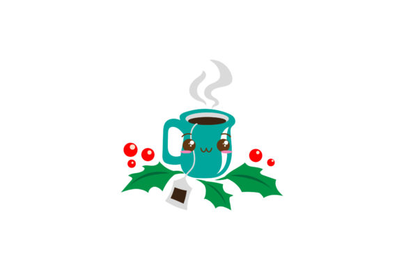 Christmas Hot Chocolate Cute Vector Illustrations