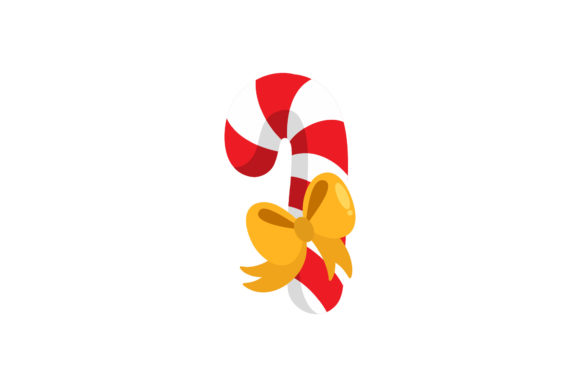 Christmas Stick Candy Vector Illustrations