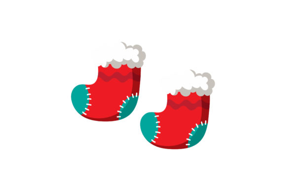 Christmas Stocking Vector Cute Illustrations