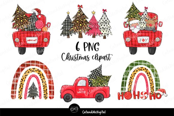 Christmas Sublimation Illustrations