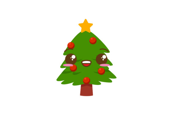 Christmas Tree Cute Vectors for Handmade Magic