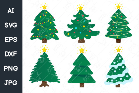 Christmas Tree Design Svg File for Editorial Use