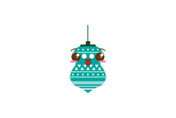 Christmas Tree Ornament Ball Cute Vector Illustrations