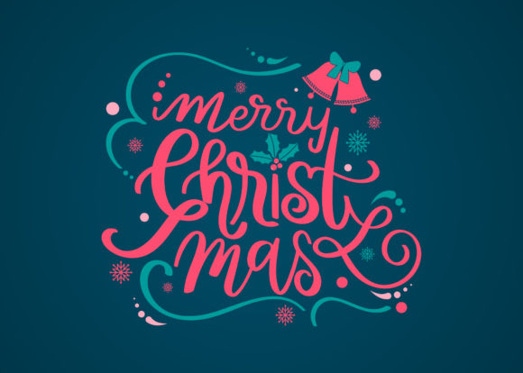 Merry Christmas Bells Illustrations