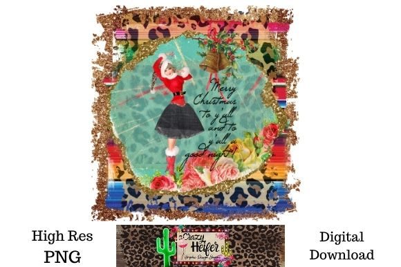 Merry Christmas Dye Sublimation Illustrations