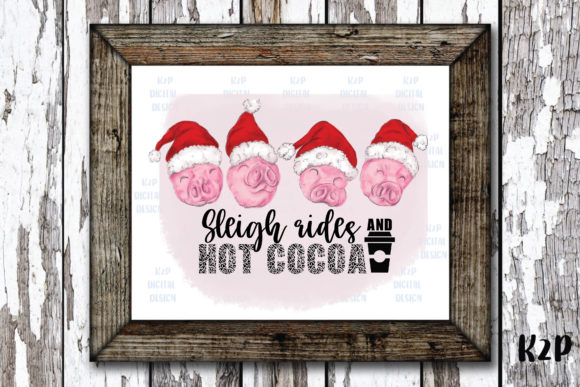 Merry Christmas Sublimation Pink Pink Illustrations